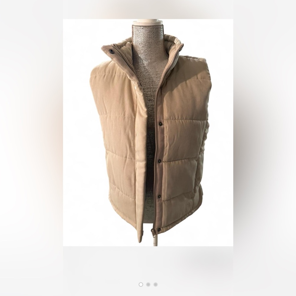 BE COOL Tan Puffer Vest